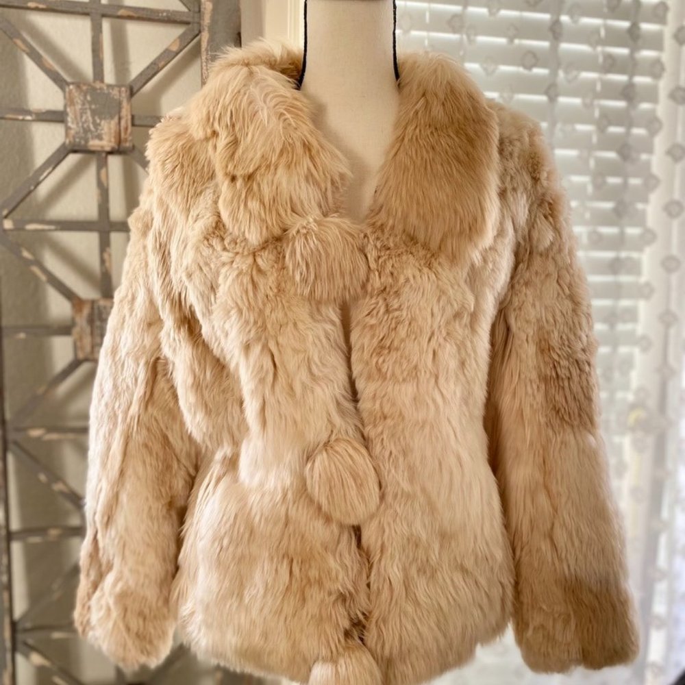 Crop Fur Jacket with pockets